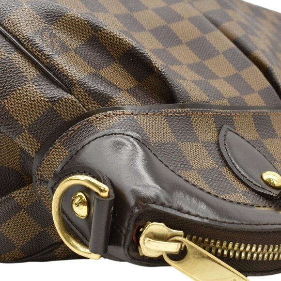 LOUIS VUITTON  Trevi PM Damier Ebene Satchel Shoulder Bag Brown - Picture 6 of 13